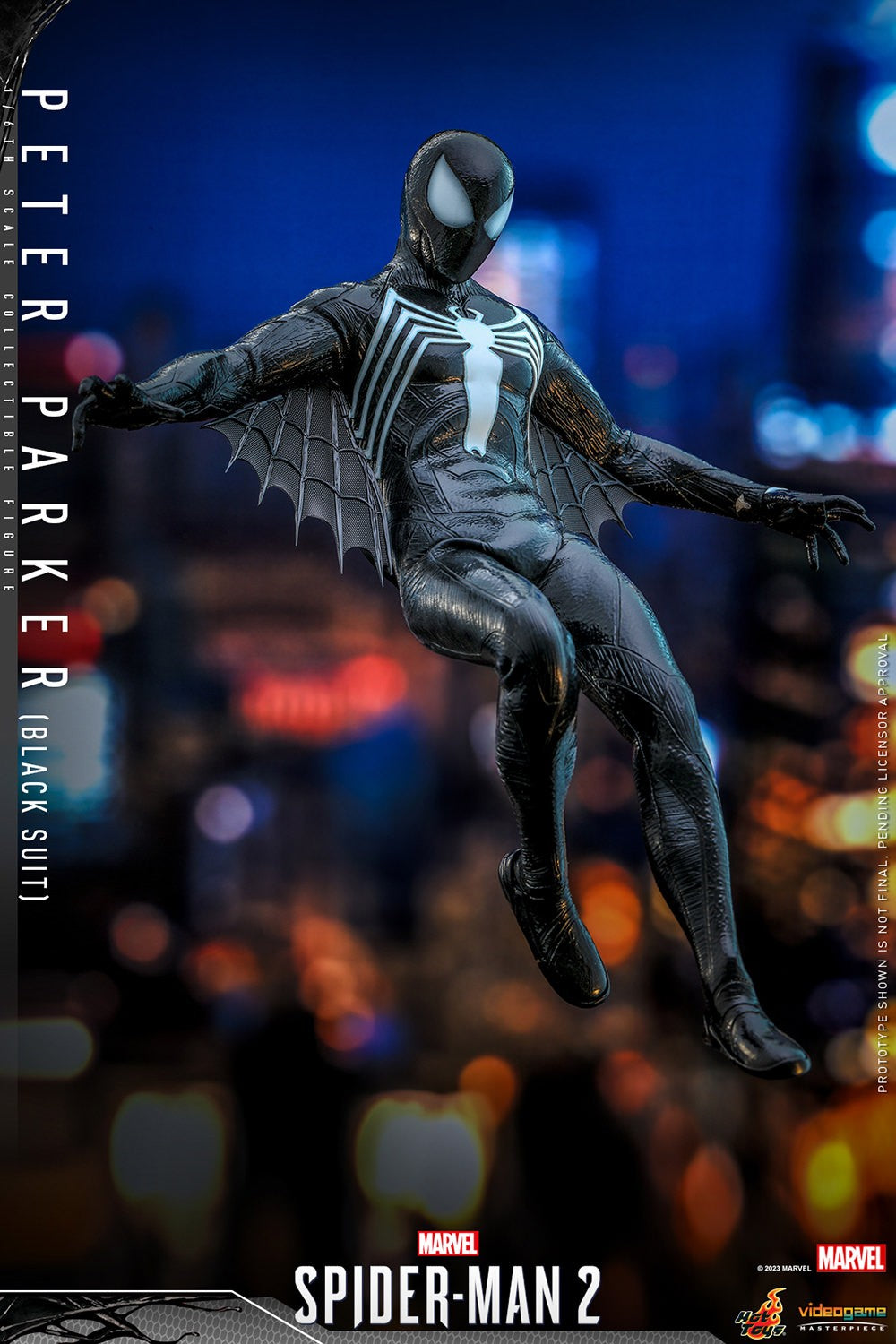 SPIDER-MAN 2 PETER PARKER (BLACK SUIT) 1/6th scale by Hot Toys