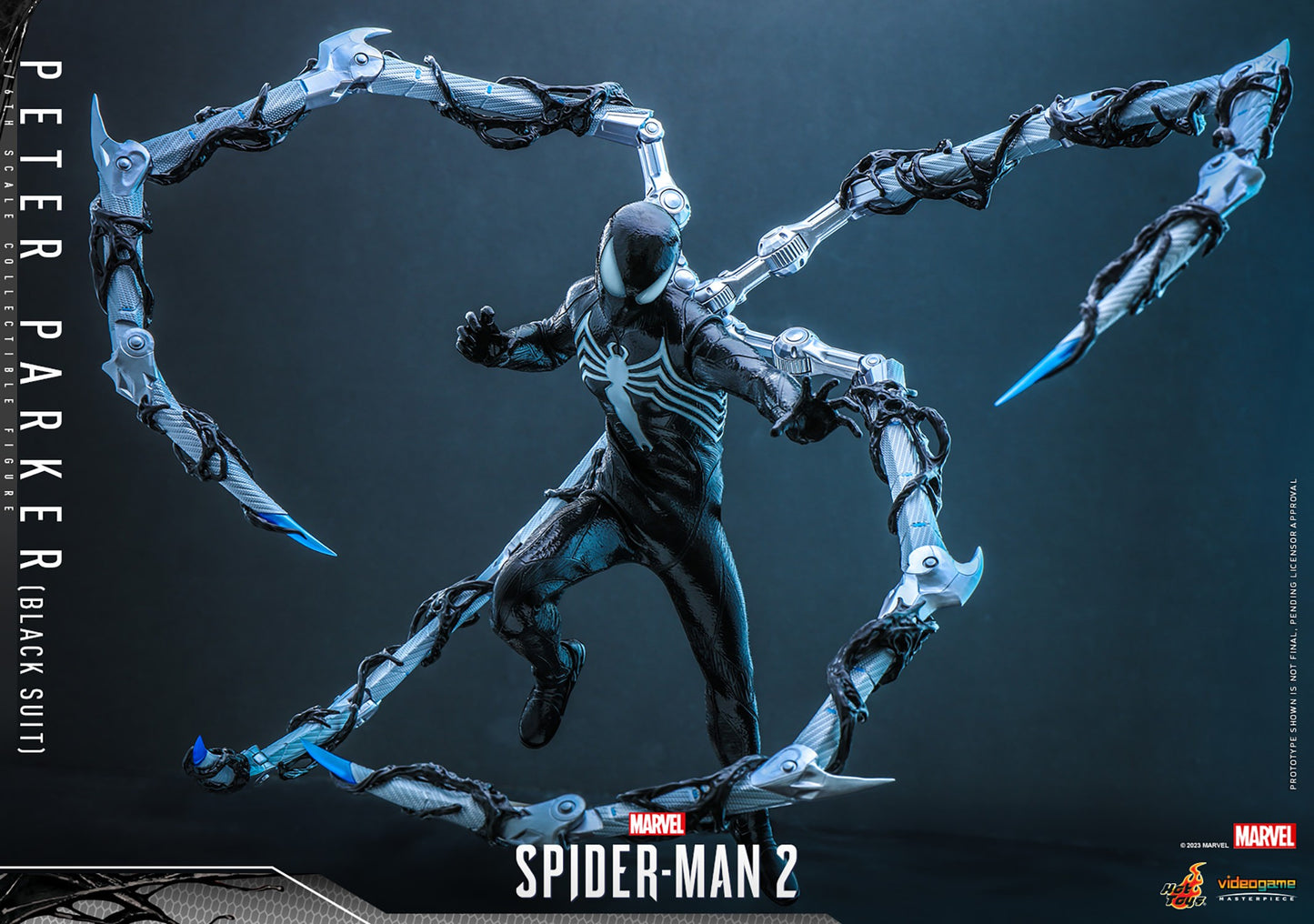 SPIDER-MAN 2 PETER PARKER (BLACK SUIT) 1/6th scale by Hot Toys