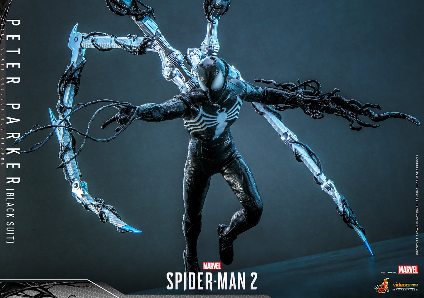 SPIDER-MAN 2 PETER PARKER (BLACK SUIT) 1/6th scale by Hot Toys