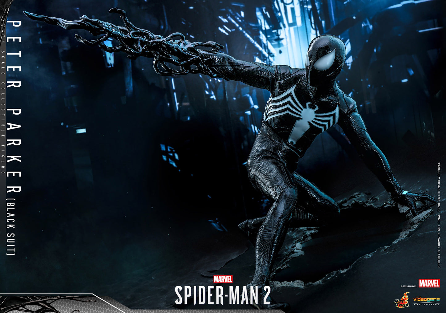 SPIDER-MAN 2 PETER PARKER (BLACK SUIT) 1/6th scale by Hot Toys
