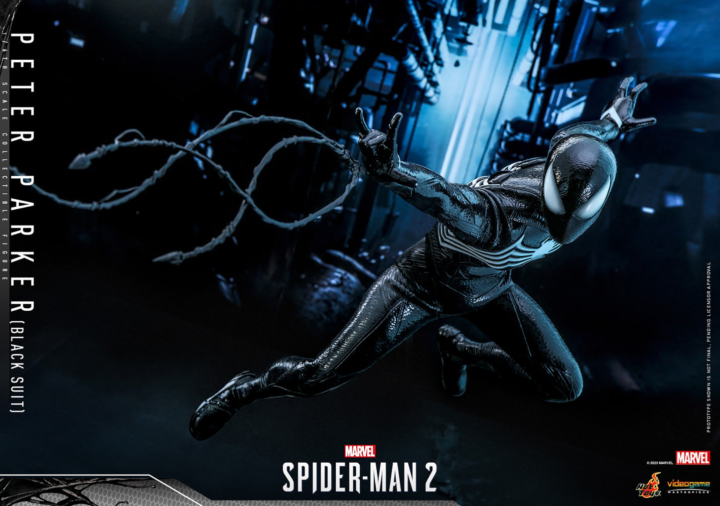 SPIDER-MAN 2 PETER PARKER (BLACK SUIT) 1/6th scale by Hot Toys