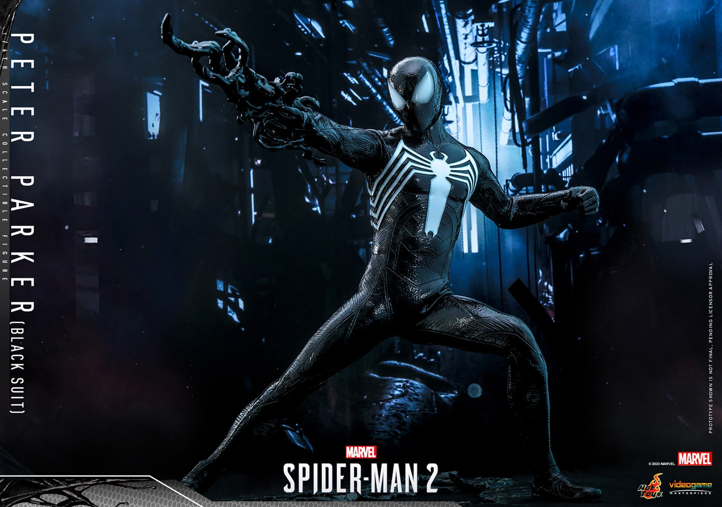 SPIDER-MAN 2 PETER PARKER (BLACK SUIT) 1/6th scale by Hot Toys