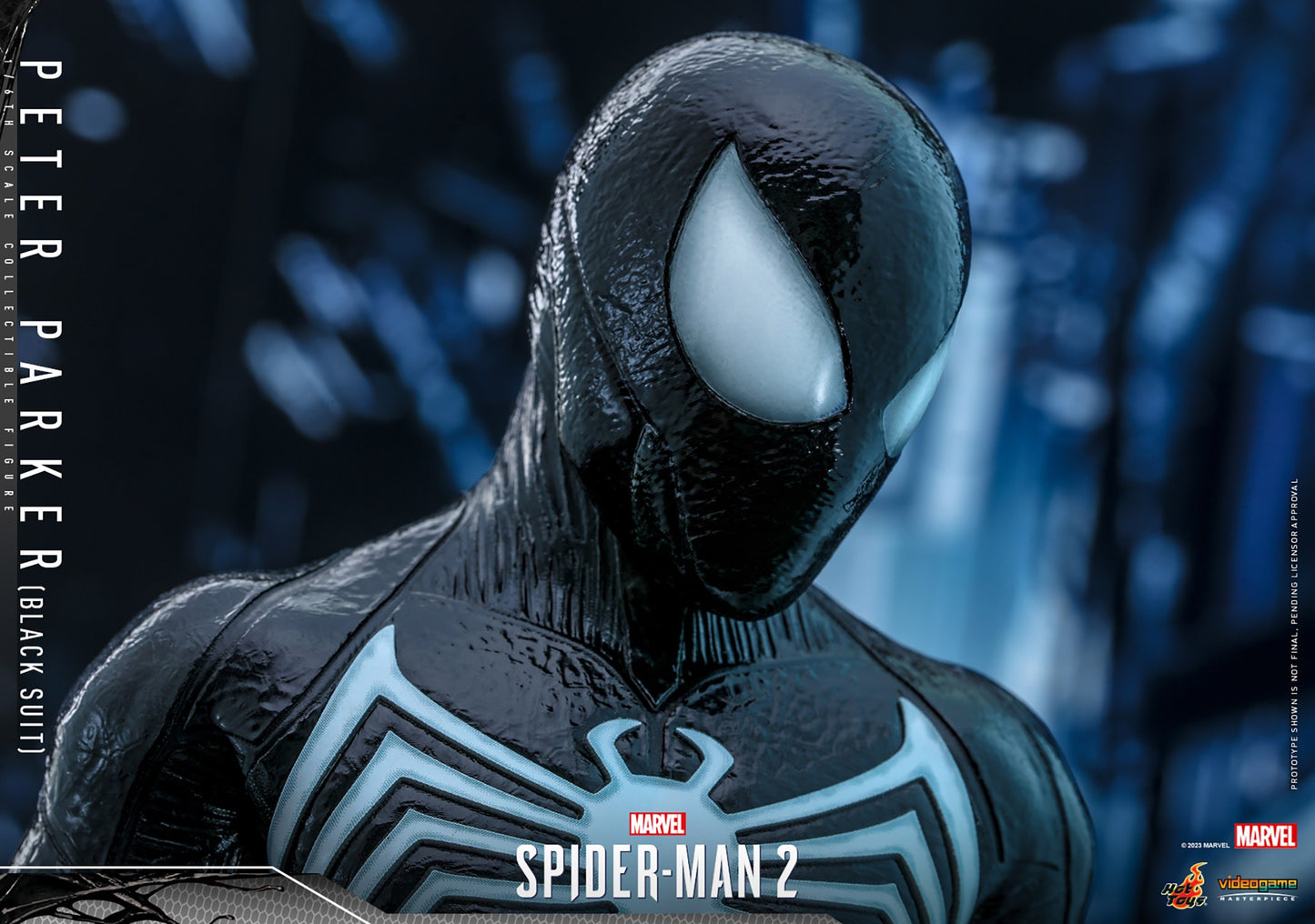 SPIDER-MAN 2 PETER PARKER (BLACK SUIT) 1/6th scale by Hot Toys