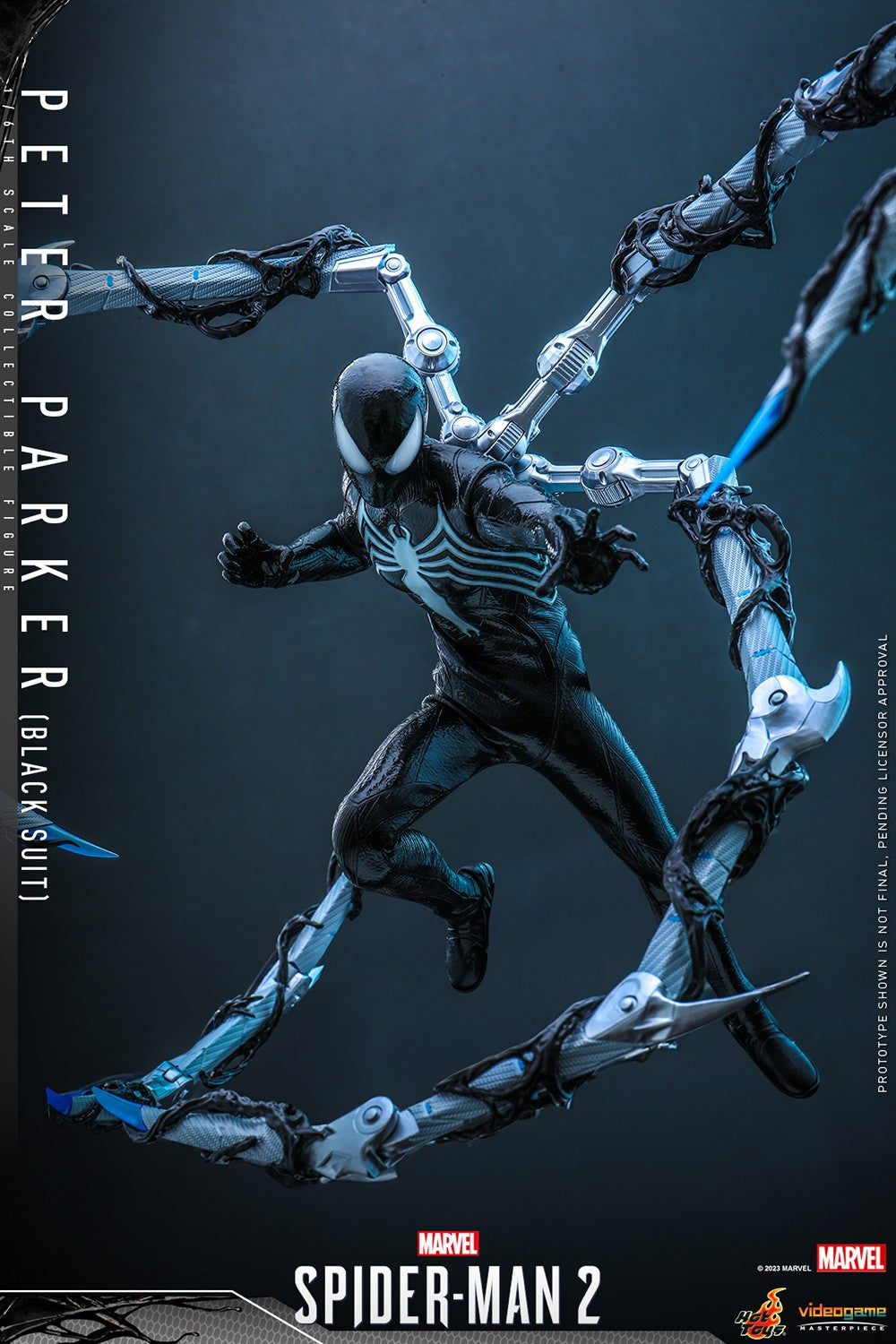 SPIDER-MAN 2 PETER PARKER (BLACK SUIT) 1/6th scale by Hot Toys