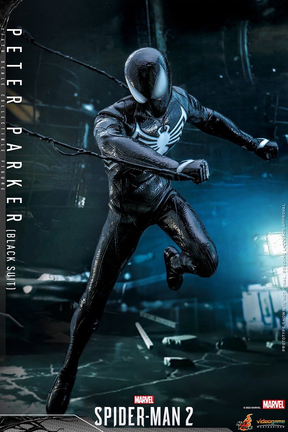 SPIDER-MAN 2 PETER PARKER (BLACK SUIT) 1/6th scale by Hot Toys