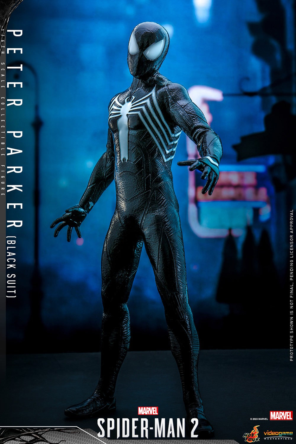 SPIDER-MAN 2 PETER PARKER (BLACK SUIT) 1/6th scale by Hot Toys