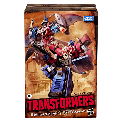 Transformers Timelines Comic Edition Optimus Prime and Starscream