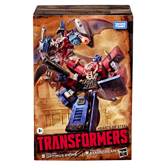 Transformers Timelines Comic Edition Optimus Prime and Starscream