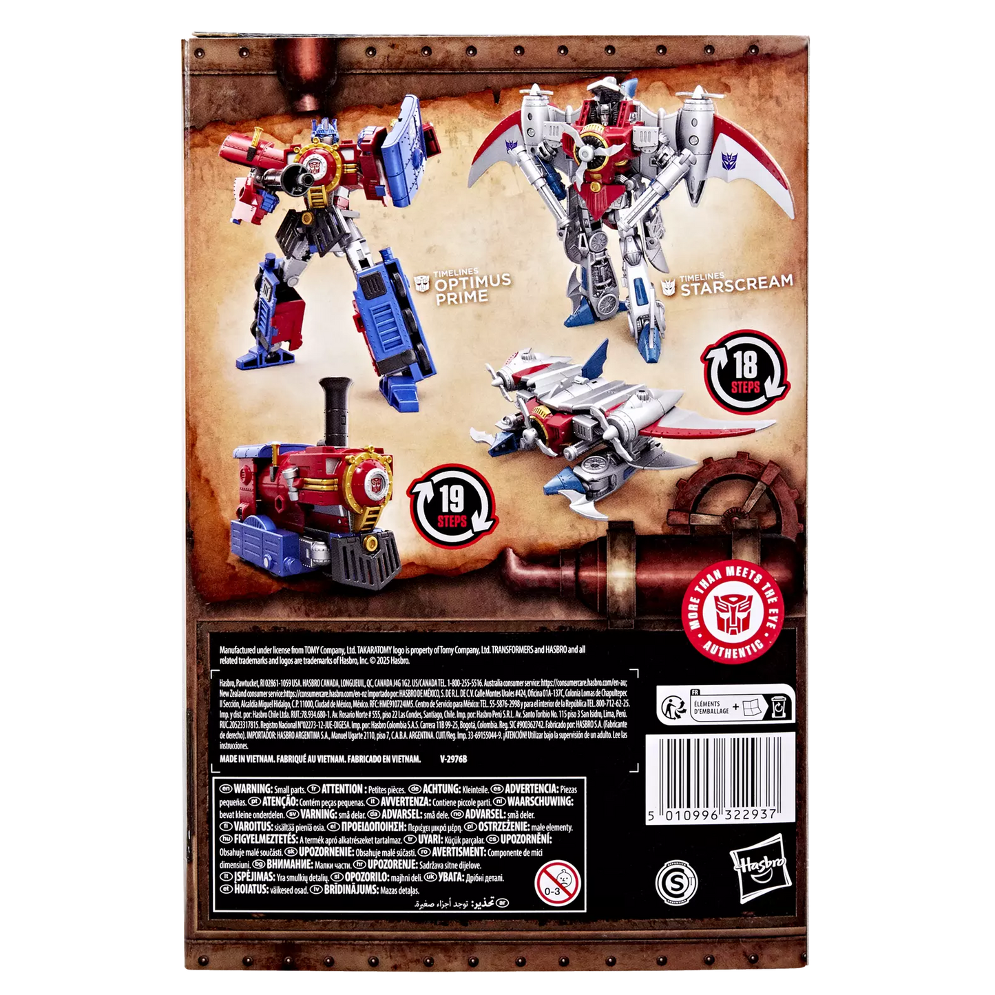 Transformers Timelines Comic Edition Optimus Prime and Starscream