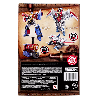 Transformers Timelines Comic Edition Optimus Prime and Starscream