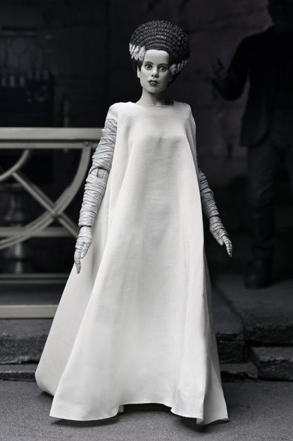 Universal Monsters - 7” Scale Action Figure - Bride of Frankenstein 90th Anniversary The Monster & His Mate 2pk (B&W)