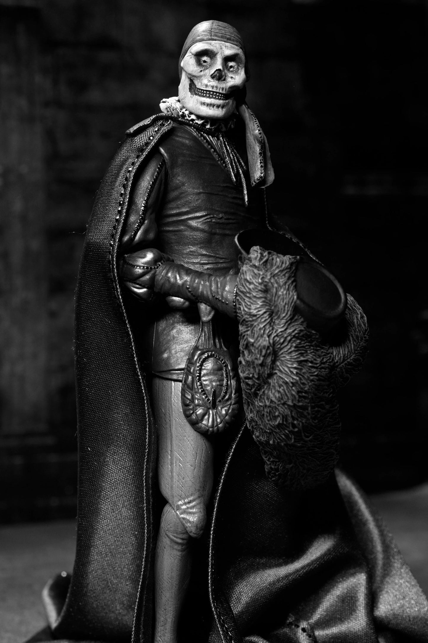 Phantom of the Opera (1925) - 7” Scale Action Figure - Ultimate Phantom of the Opera "Masque of the Red Death" (B&W)