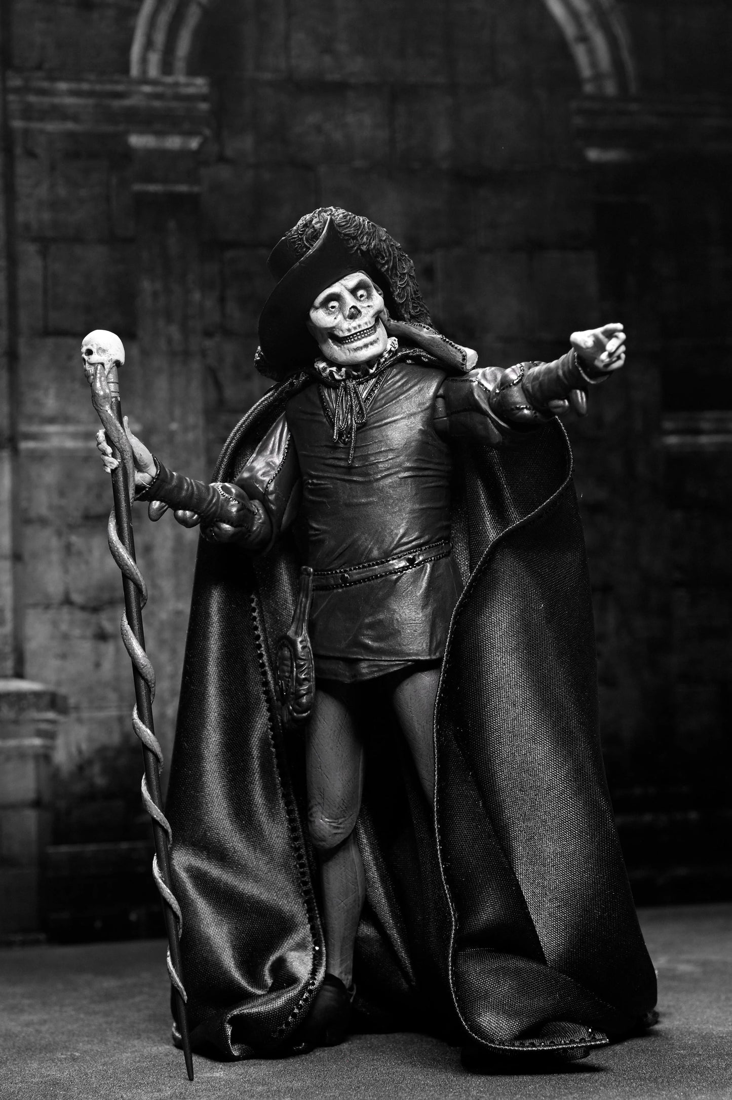Phantom of the Opera (1925) - 7” Scale Action Figure - Ultimate Phantom of the Opera "Masque of the Red Death" (B&W)