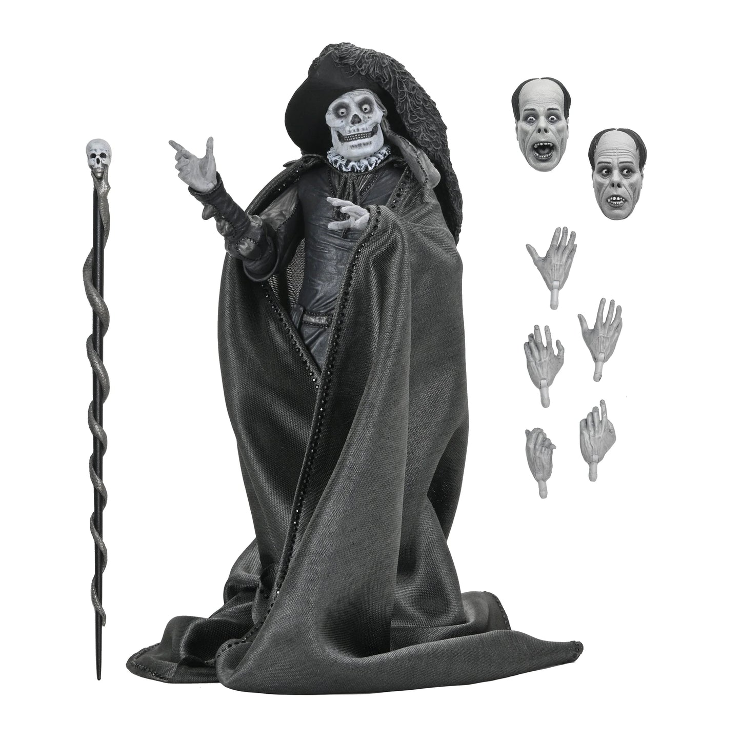 Phantom of the Opera (1925) - 7” Scale Action Figure - Ultimate Phantom of the Opera "Masque of the Red Death" (B&W)
