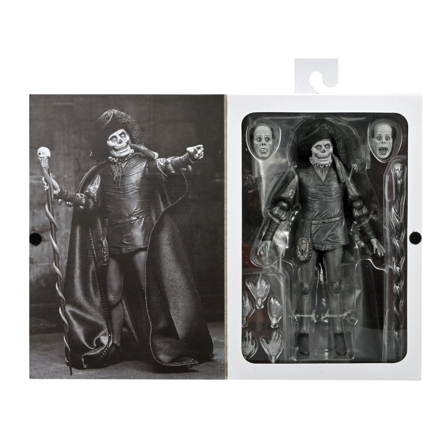 Phantom of the Opera (1925) - 7” Scale Action Figure - Ultimate Phantom of the Opera "Masque of the Red Death" (B&W)
