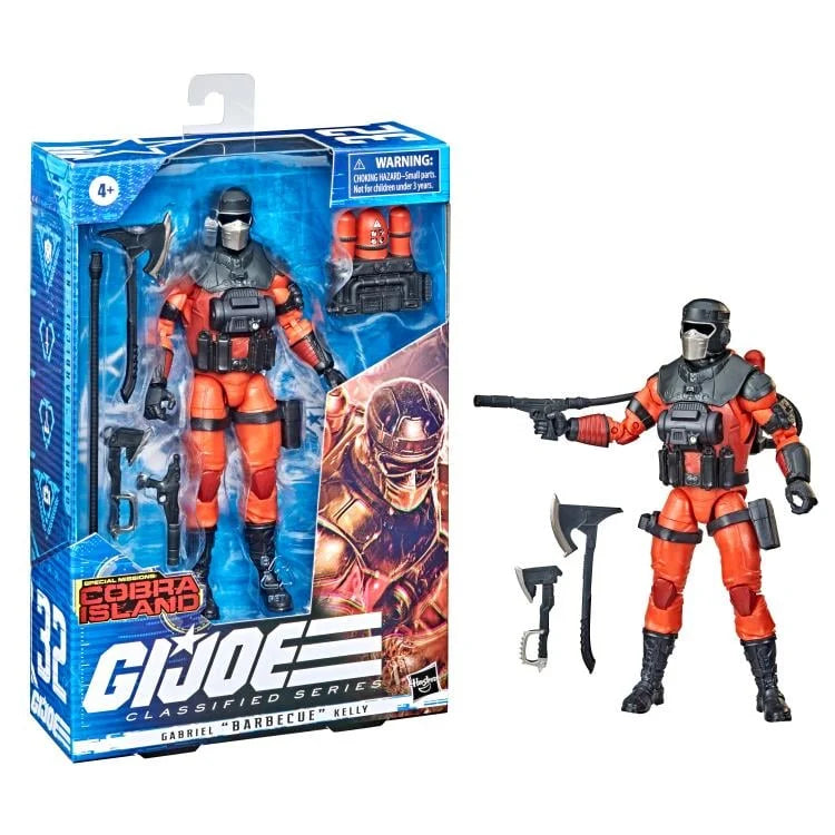 G.I. Joe Classified Series #32 Special Missions: Cobra Island Gabriel “Barbecue” Kelly Exclusive