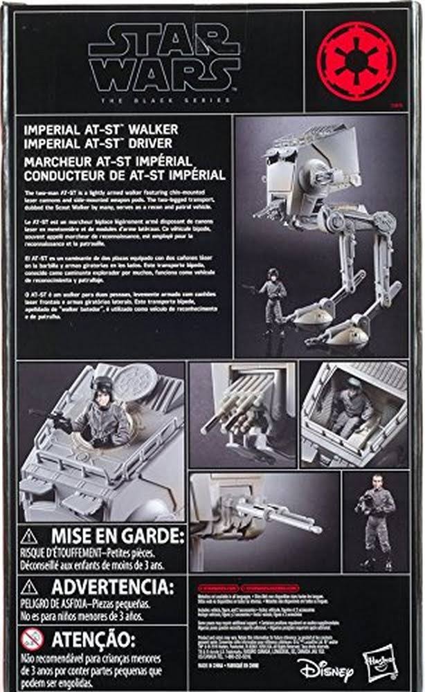 Star Wars Imperial AT-ST Walker & Driver Exclusive 3.75-Inch Vehicle