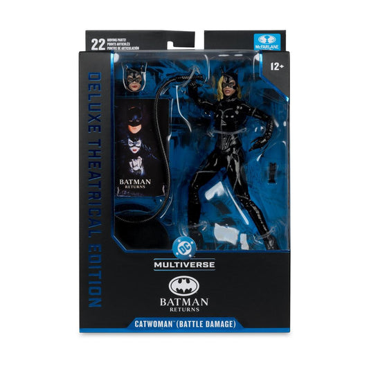 McFarlane DC Theatrical Commissioner Battle Damaged Catwoman (Batman Returns) Deluxe 7-in Action Figure