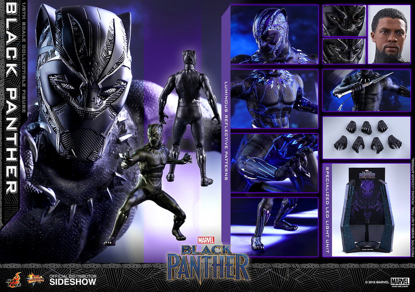 BLACK PANTHER Sixth Scale Figure by Hot Toys