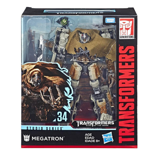 Transformers Toys Studio Series 34 Leader Class Dark of the Moon Movie Megatron with Igor Action Figure