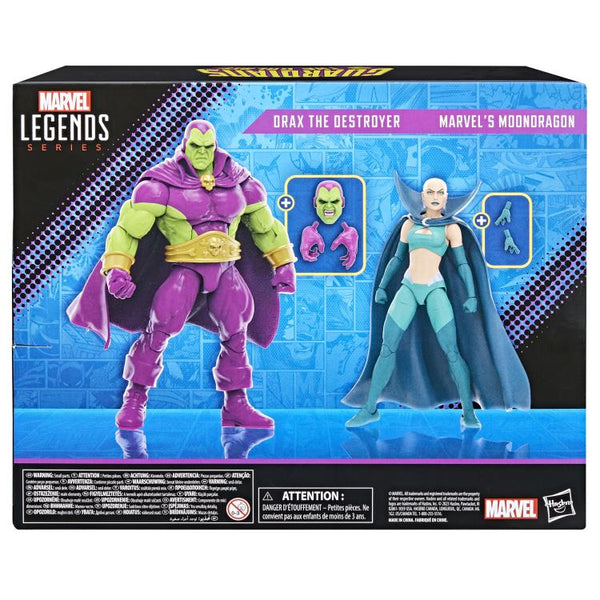 Marvel Legends Drax & Moondragon 6in Action Figure 2pk Case