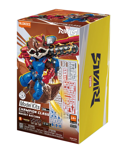 Marvel Rivals Rocket Raccoon Champion Class CC08 Blokees Model Kit