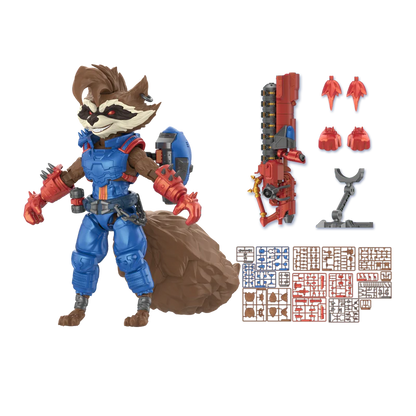 Marvel Rivals Rocket Raccoon Champion Class CC08 Blokees Model Kit