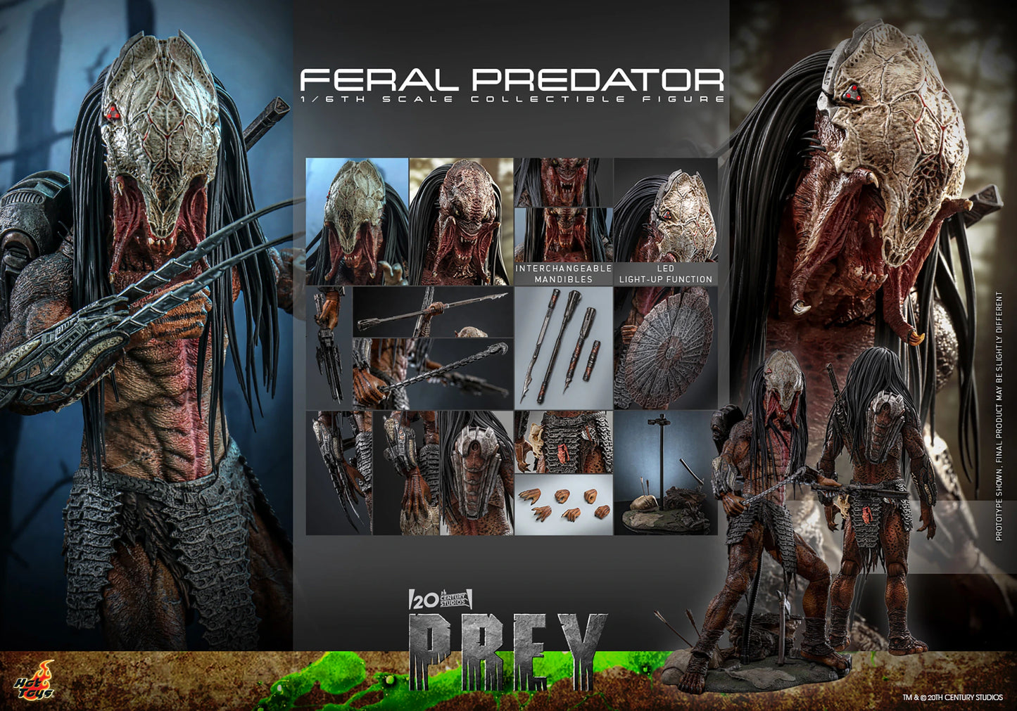 Pre-Order: FERAL PREDATOR Sixth Scale Figure by Hot Toys