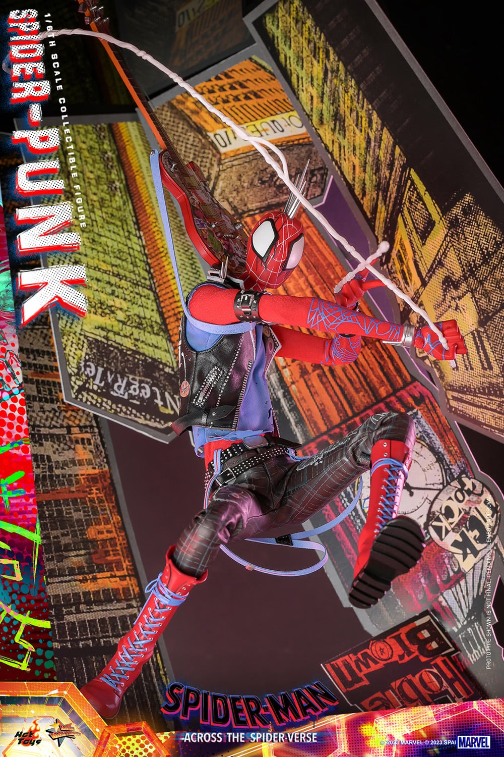 SPIDER-PUNK Sixth Scale Figure by Hot Toys