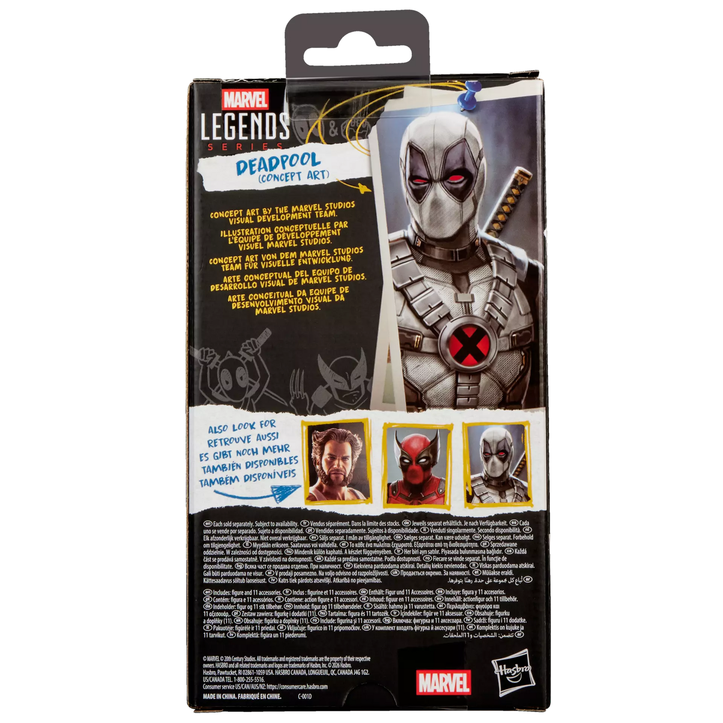 (Pre-Order) Marvel Legends Series Deadpool (Concept Art), Marvel Studios’ Deadpool & Wolverine