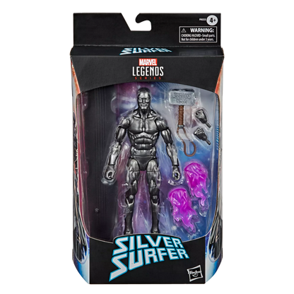 Hasbro Marvel Legends Series Silver Surfer With Mjolnir