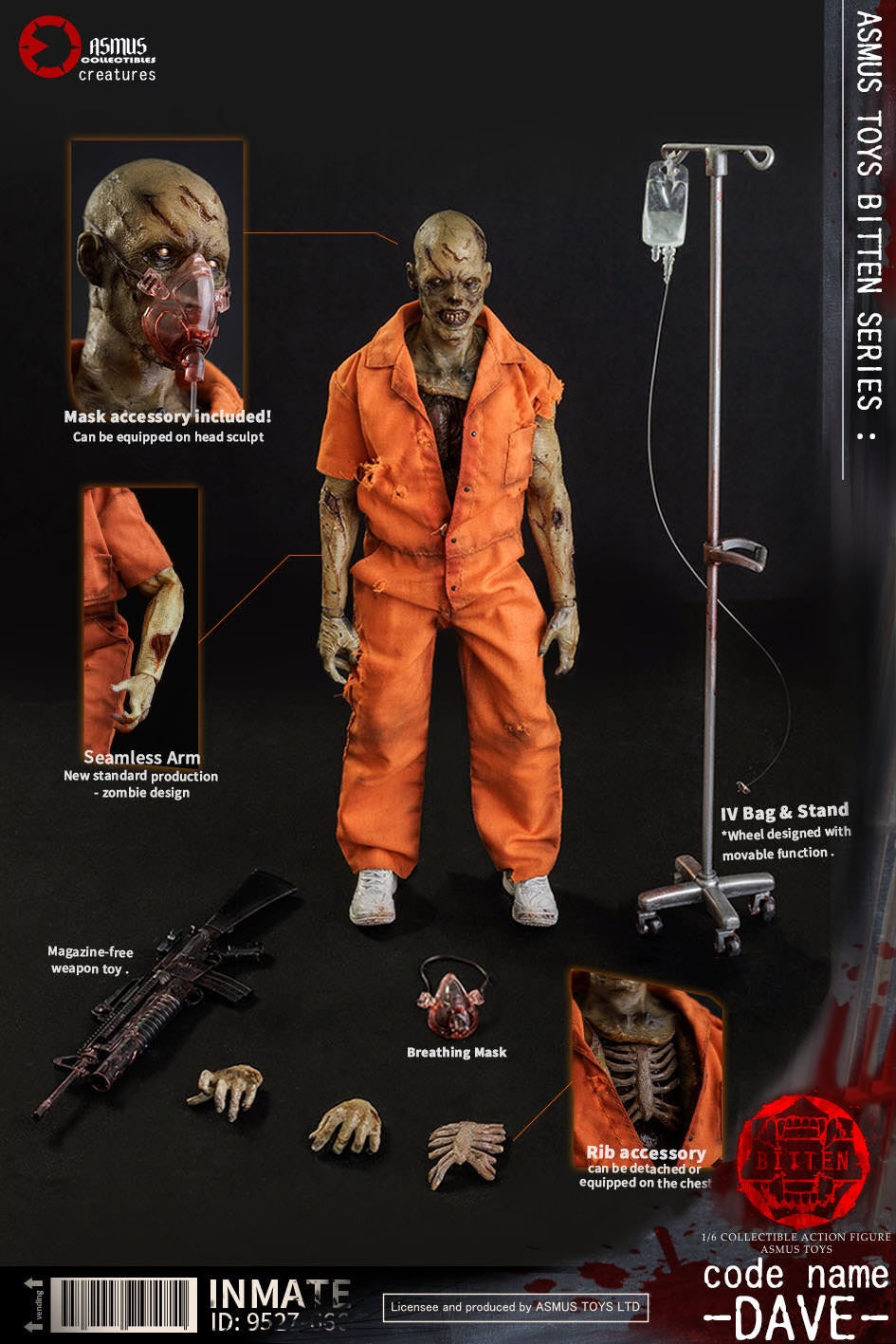BITTEN: DAVE Sixth Scale Figure by Asmus Collectible Toys
