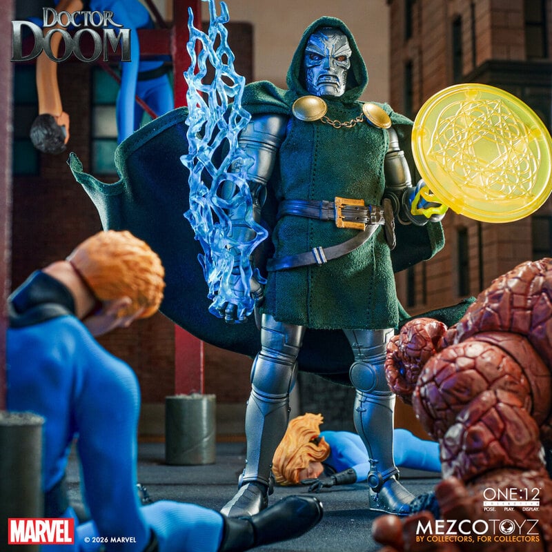 (Pre-Order) Doctor Doom 1:12 Collective Action Figure - ReRun