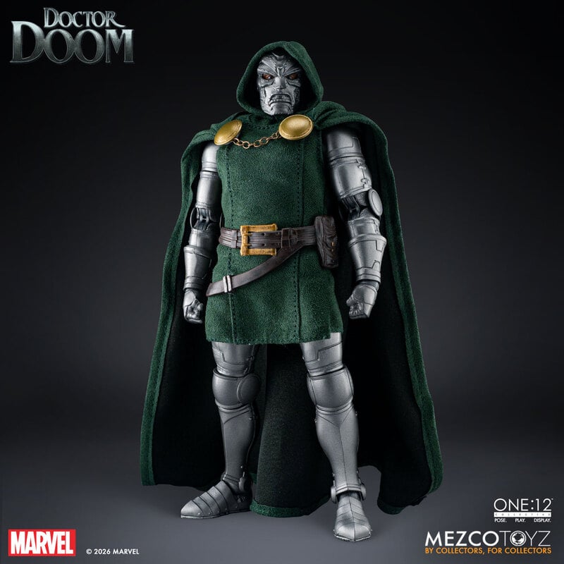 (Pre-Order) Doctor Doom 1:12 Collective Action Figure - ReRun