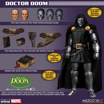(Pre-Order) Doctor Doom 1:12 Collective Action Figure - ReRun
