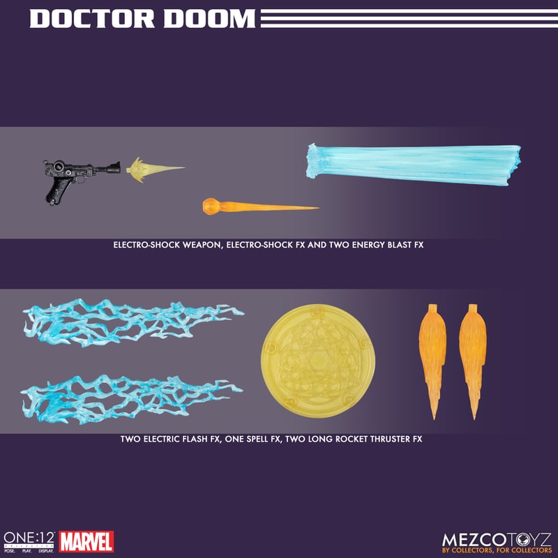 (Pre-Order) Doctor Doom 1:12 Collective Action Figure - ReRun