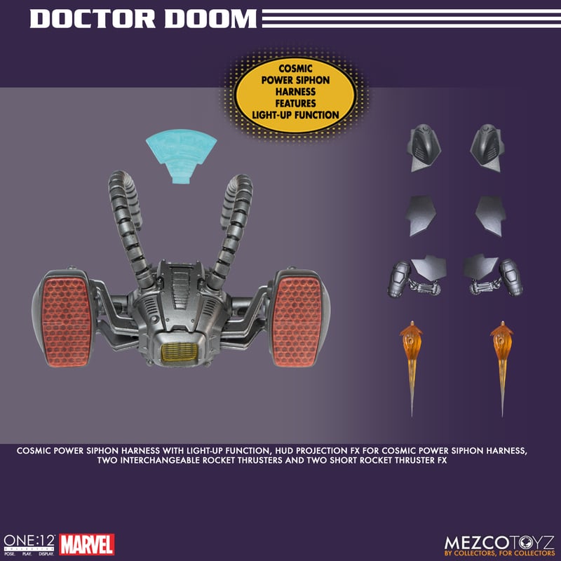 (Pre-Order) Doctor Doom 1:12 Collective Action Figure - ReRun