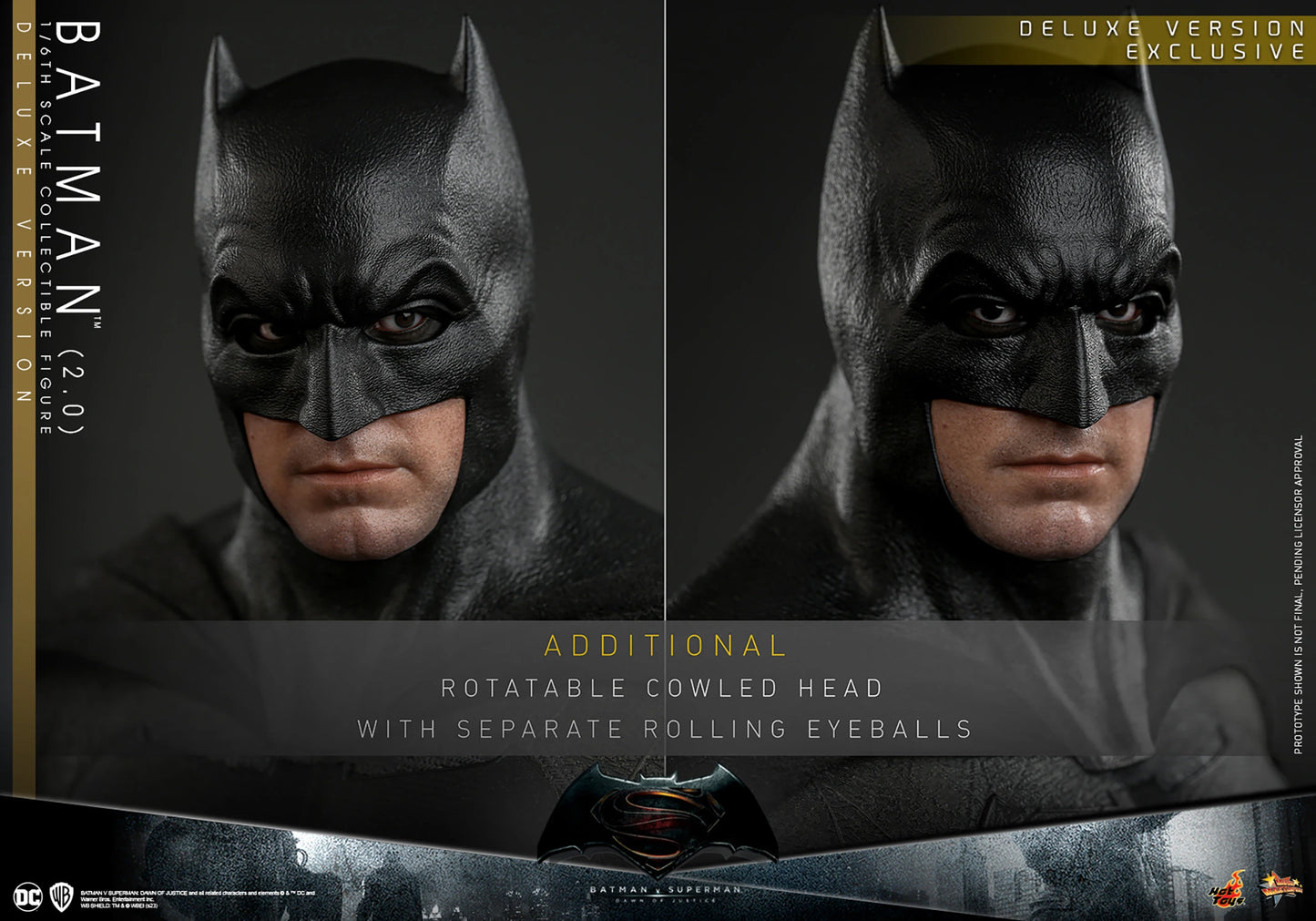 Pre-Order: BATMAN (2.0) (DELUXE VERSION) Sixth Scale Figure by Hot Toys