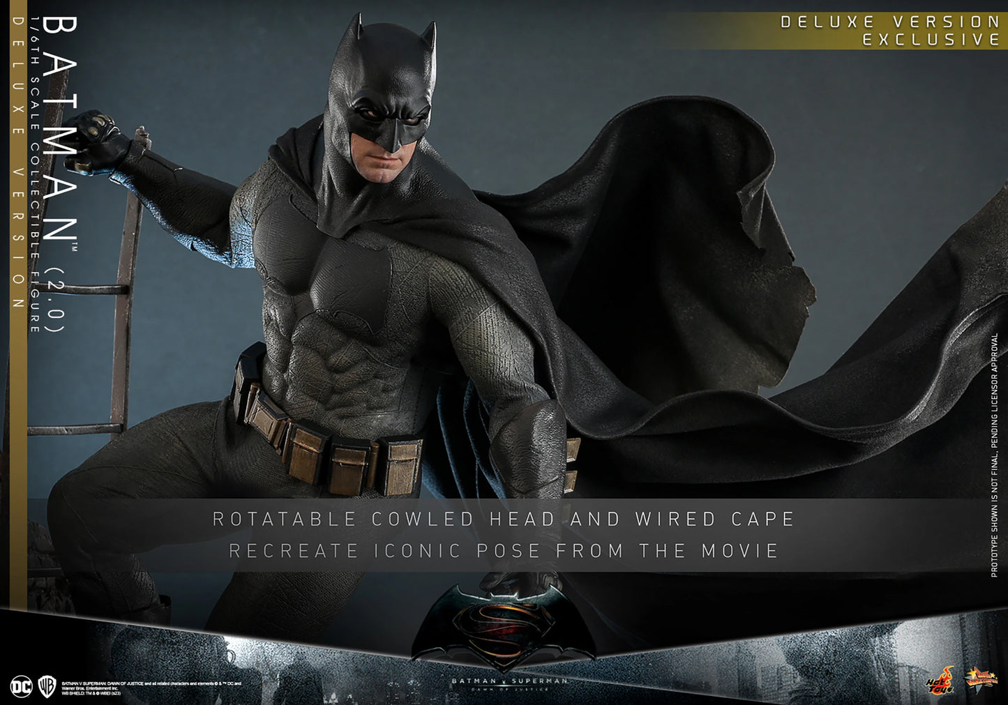 Pre-Order: BATMAN (2.0) (DELUXE VERSION) Sixth Scale Figure by Hot Toys