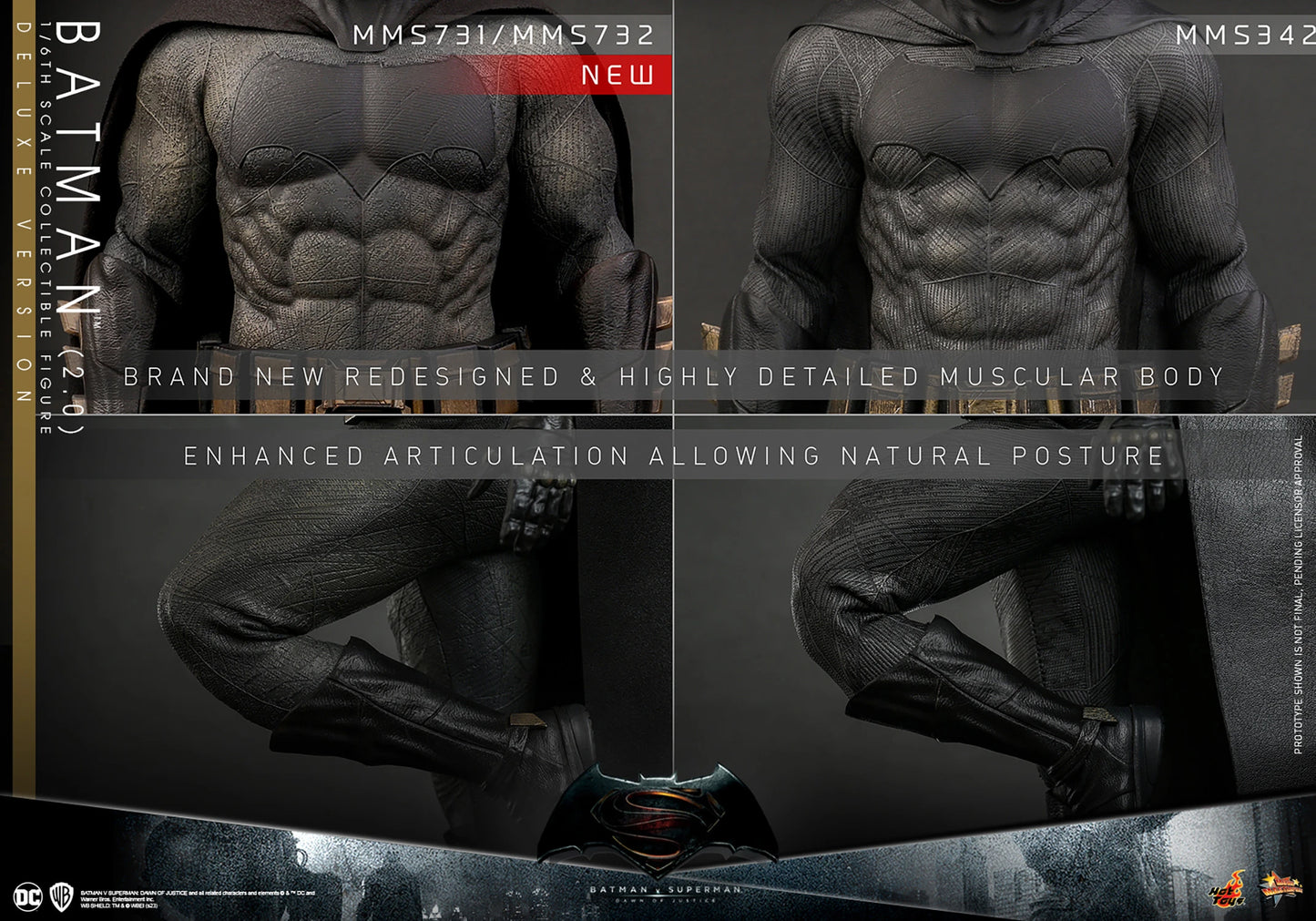 Pre-Order: BATMAN (2.0) (DELUXE VERSION) Sixth Scale Figure by Hot Toys
