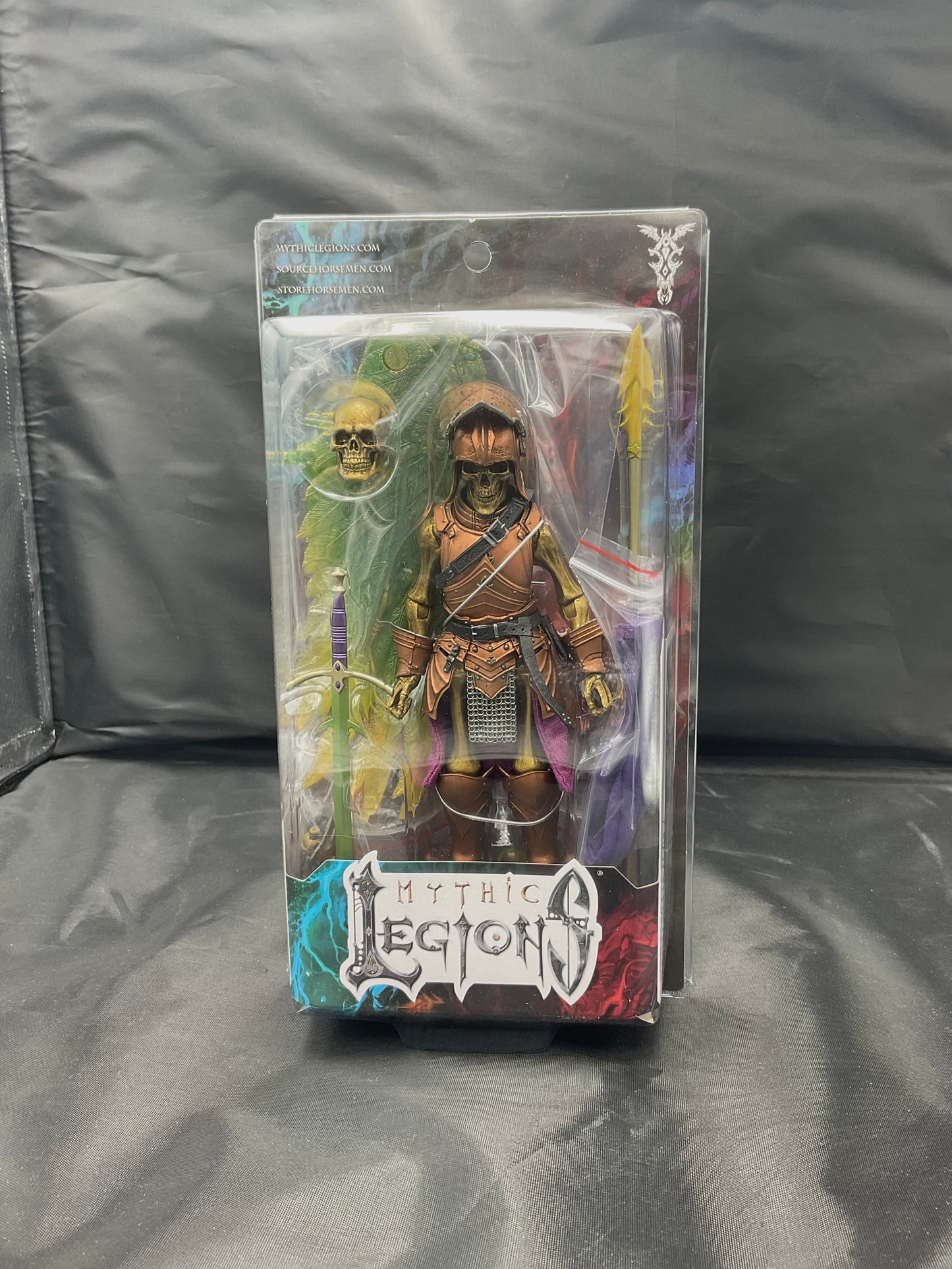 Mythic Legions: Ashes of Agbendor Gold Skeleton 2 Deluxe Action Figure