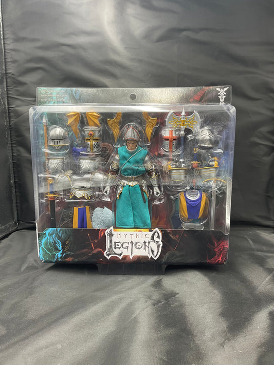Mythic Legions: Ashes of Agbendor Blue Shield Soldier (Deluxe Knight Builder Kit 3) Action Figure