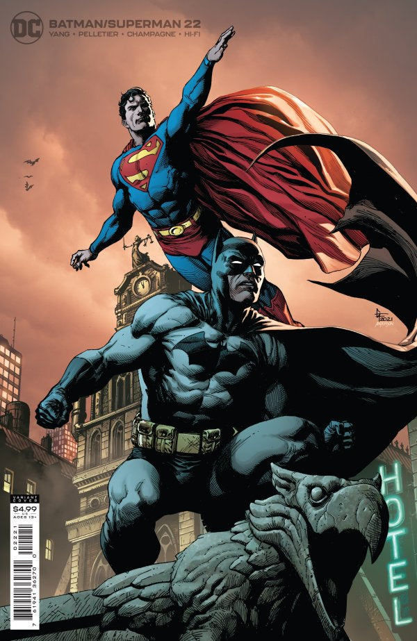 Batman / Superman: World's Finest #9 Cover C Mario 'Fox' Foccillo '90s Cover Month Variant