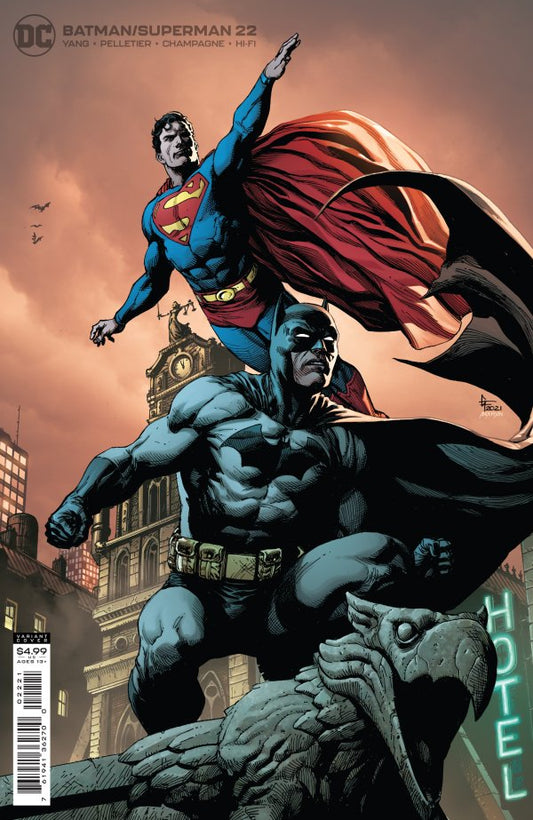Batman / Superman: World's Finest #9 Cover C Mario 'Fox' Foccillo '90s Cover Month Variant