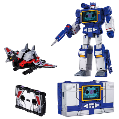 Transformers Takara Tomy MPG-19 Soundwave and Condor (Laserbeak)