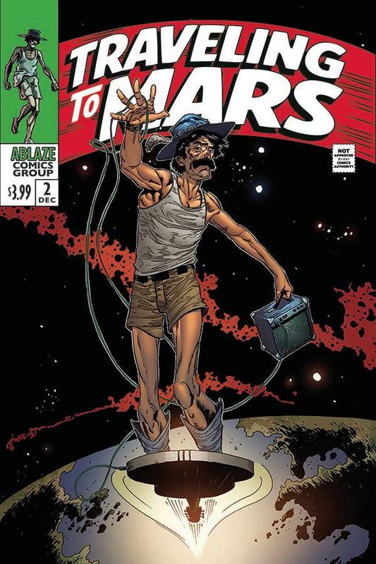 Traveling to Mars #2 Cover D Brent McKee Surfer Homage Variant