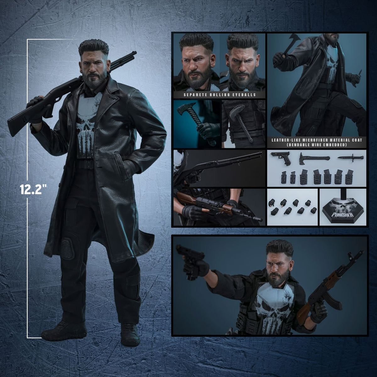 (Pre-Order) The Punisher Sixth Scale Figure