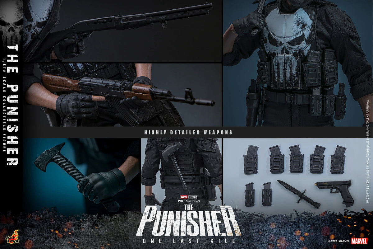(Pre-Order) The Punisher Sixth Scale Figure