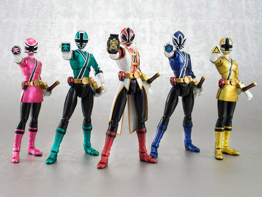 Power Rangers S.H.Figuarts Samurai Metallic Five Pack SDCC 2013 Exclusive