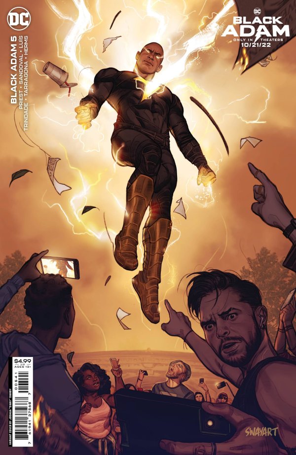 Black Adam #5 Cover D Joshua 'Sway' Swaby Black Adam Movie Variant